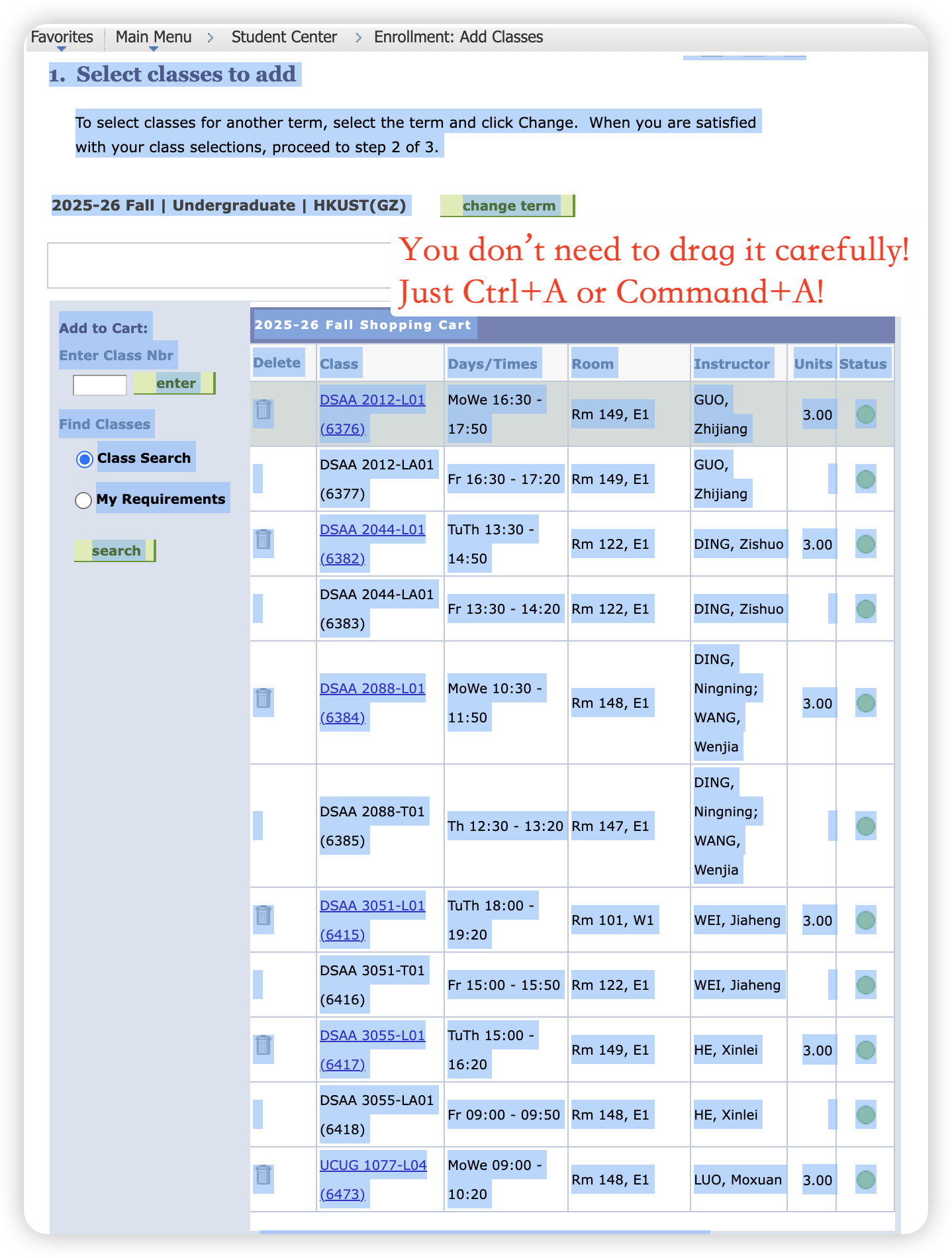 Step 2 Screenshot